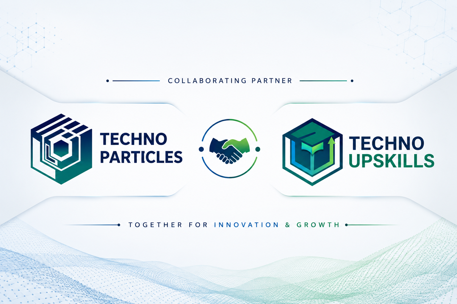 Techno Particles collaborating with TechnoUpskills for event management