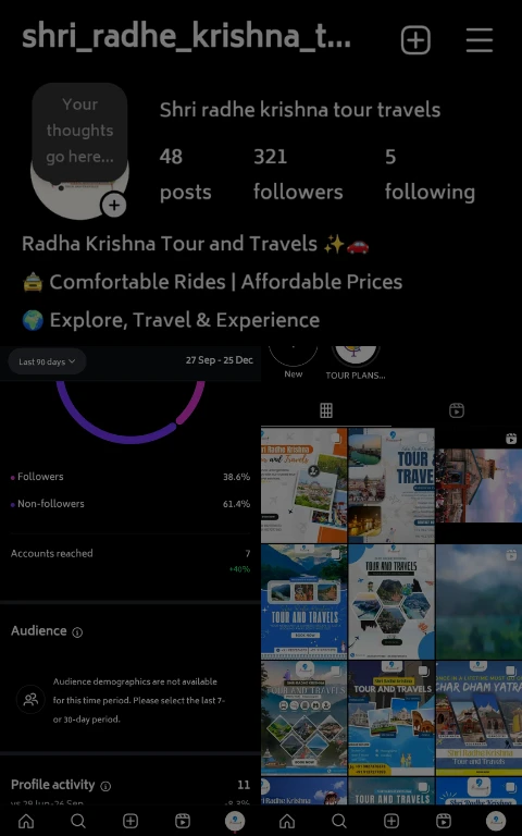 Shree Radha Krishna Tour & Travel Marketing project image