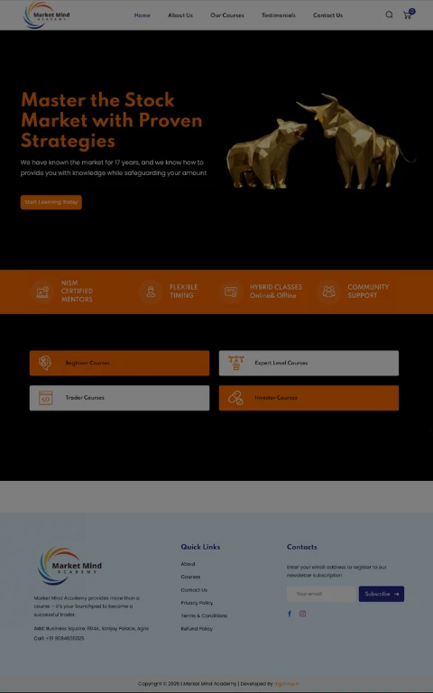 Market Mind Website project image