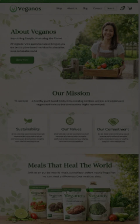 Veganos Website project image